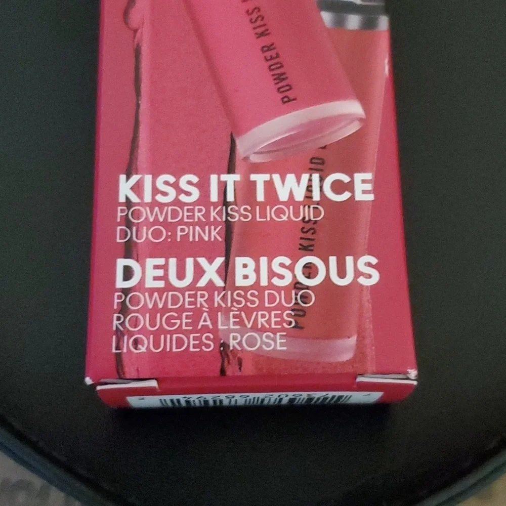 MAC cosmetics kiss it twice powder kiss‎ liquid duo pink new